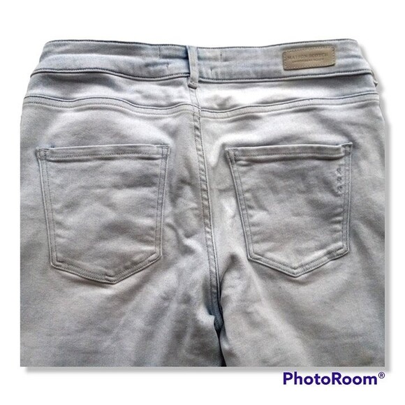 Maison Scotch LA Bohemienne Sunseeker Skinny Jeans-Size 27-Mid Rise-Light Wash - Picture 7 of 9